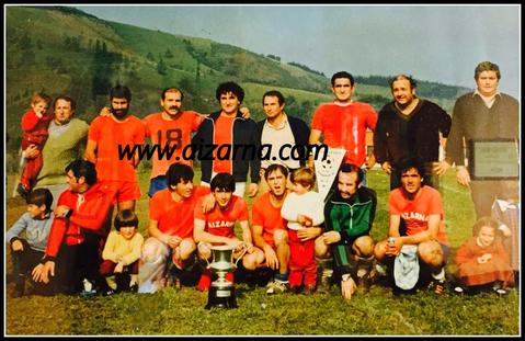 Aizarnak 1980 inguruan osatzen zuen futbol taldea. (Argazkia Eva Xerna)