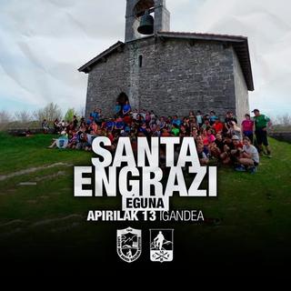 Urtero egin ohi duen bezala, aurten ere apirilak 13. Santa Engraziako eguna antolatu du Lagun Ona  Elkarteak. Giroak laguntzen badu goiz atsegina pasatzeko aukera izango da bertan. 
