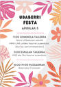 Udaberri festa Aizarnan. Irakurri egitaraua.