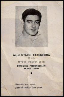 Frankismoaren azken ostikoak ziren Angel Otaegi erail zutenean, gogoan ditut egun triste haiek eta urtemuga honetan oroigarri honekin gogoratu nahi izan dut berau.28/09/2025