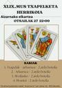 Aurtengo mus txapelketa ere antolatu du Aitzbarna Elkarteak. Sari politak ikusten dira irabazleentzat eta mereziko du bertan  parte hartzea. Irakurri egitaraua eta animatu.