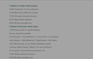 Santio- Santanak  gainean ditugu eta egun hauetan ospatzen dituzte Arroagoian jaiak, egun hauek  ospatzeko  atera dute  egitaraua eta ez nola nahikoa gainera lau eguneko jaiak antolatu dituzte, Bejondeiela.  Ea hurbiltzeko aukera izaten dudan auzo txiki polit honetara. ( 1 )